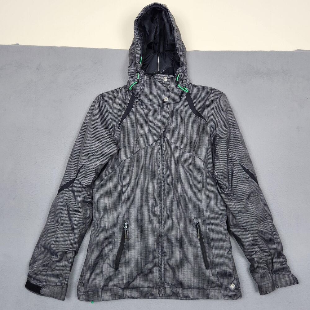 Columbia Omni-Tech Bugaboo Interchange Jacket Womens Small Gray 3-in-1 Ski Snow